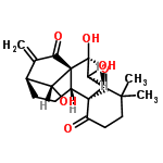 InChI=1/C20H26O6/c1-9-10-4-5-11-18-8-26-20(25,19(11,14(9)22)15(10)23)16(24)13(18)17(2,3)7-6-12(18)21/h10-11,13,15-16,23-25H,1,4-8H2,2-3H3/t10-,11-,13+,15+,16-,18+,19-,20+/m0/s1