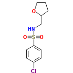 InChI=1/C11H14ClNO3S/c12-9-3-5-11(6-4-9)17(14,15)13-8-10-2-1-7-16-10/h3-6,10,13H,1-2,7-8H2