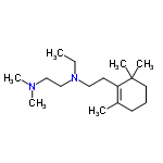 InChI=1/C17H34N2/c1-7-19(14-13-18(5)6)12-10-16-15(2)9-8-11-17(16,3)4/h7-14H2,1-6H3