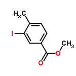 InChI=1/C9H9IO2/c1-6-3-4-7(5-8(6)10)9(11)12-2/h3-5H,1-2H3