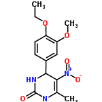 InChI=1/C14H17N3O5/c1-4-22-10-6-5-9(7-11(10)21-3)12-13(17(19)20)8(2)15-14(18)16-12/h5-7,12H,4H2,1-3H3,(H2,15,16,18)