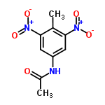 InChI=1/C9H9N3O5/c1-5-8(11(14)15)3-7(10-6(2)13)4-9(5)12(16)17/h3-4H,1-2H3,(H,10,13)