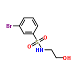 InChI=1/C8H10BrNO3S/c9-7-2-1-3-8(6-7)14(12,13)10-4-5-11/h1-3,6,10-11H,4-5H2