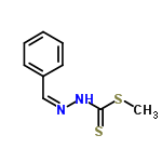 InChI=1/C9H10N2S2/c1-13-9(12)11-10-7-8-5-3-2-4-6-8/h2-7H,1H3,(H,11,12)/b10-7-