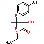 InChI=1/C12H13F3O3/c1-3-18-10(16)11(17,12(13,14)15)9-6-4-5-8(2)7-9/h4-7,17H,3H2,1-2H3