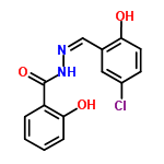 InChI=1/C14H11ClN2O3/c15-10-5-6-12(18)9(7-10)8-16-17-14(20)11-3-1-2-4-13(11)19/h1-8,18-19H,(H,17,20)/b16-8-