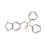 InChI=1/C20H17O3P/c21-24(17-7-3-1-4-8-17,18-9-5-2-6-10-18)14-16-11-12-19-20(13-16)23-15-22-19/h1-13H,14-15H2