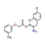 InChI=1/C17H16Cl2N2O3/c1-11-3-2-4-14(7-11)23-10-17(22)24-21-16(20)8-12-5-6-13(18)9-15(12)19/h2-7,9H,8,10H2,1H3,(H2,20,21)