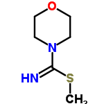 InChI=1/C6H12N2OS/c1-10-6(7)8-2-4-9-5-3-8/h7H,2-5H2,1H3