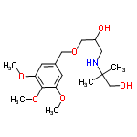 InChI=1/C17H29NO6/c1-17(2,11-19)18-8-13(20)10-24-9-12-6-14(21-3)16(23-5)15(7-12)22-4/h6-7,13,18-20H,8-11H2,1-5H3