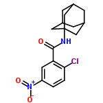 InChI=1/C17H19ClN2O3/c18-15-2-1-13(20(22)23)6-14(15)16(21)19-17-7-10-3-11(8-17)5-12(4-10)9-17/h1-2,6,10-12H,3-5,7-9H2,(H,19,21)