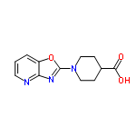 InChI=1/C12H13N3O3/c16-11(17)8-3-6-15(7-4-8)12-14-10-9(18-12)2-1-5-13-10/h1-2,5,8H,3-4,6-7H2,(H,16,17)