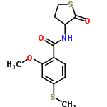 InChI=1/C13H15NO3S2/c1-17-11-7-8(18-2)3-4-9(11)12(15)14-10-5-6-19-13(10)16/h3-4,7,10H,5-6H2,1-2H3,(H,14,15)