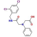 InChI=1/C17H16Cl2N2O3/c18-13-7-6-12(15(19)8-13)9-20-16(22)10-21(11-17(23)24)14-4-2-1-3-5-14/h1-8H,9-11H2,(H,20,22)(H,23,24)