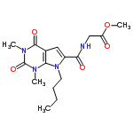 InChI=1/C16H22N4O5/c1-5-6-7-20-11(13(22)17-9-12(21)25-4)8-10-14(20)18(2)16(24)19(3)15(10)23/h8H,5-7,9H2,1-4H3,(H,17,22)