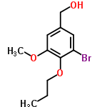 InChI=1/C11H15BrO3/c1-3-4-15-11-9(12)5-8(7-13)6-10(11)14-2/h5-6,13H,3-4,7H2,1-2H3