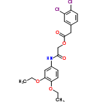 InChI=1/C20H21Cl2NO5/c1-3-26-17-8-6-14(11-18(17)27-4-2)23-19(24)12-28-20(25)10-13-5-7-15(21)16(22)9-13/h5-9,11H,3-4,10,12H2,1-2H3,(H,23,24)