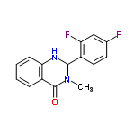 InChI=1/C15H12F2N2O/c1-19-14(10-7-6-9(16)8-12(10)17)18-13-5-3-2-4-11(13)15(19)20/h2-8,14,18H,1H3