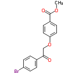 InChI=1/C16H13BrO4/c1-20-16(19)12-4-8-14(9-5-12)21-10-15(18)11-2-6-13(17)7-3-11/h2-9H,10H2,1H3