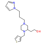 InChI=1/C17H26N4OS/c22-11-3-17-14-19(6-2-8-21-7-1-5-18-21)9-10-20(17)13-16-4-12-23-15-16/h1,4-5,7,12,15,17,22H,2-3,6,8-11,13-14H2