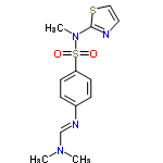 InChI=1/C13H16N4O2S2/c1-16(2)10-15-11-4-6-12(7-5-11)21(18,19)17(3)13-14-8-9-20-13/h4-10H,1-3H3/b15-10+