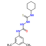 InChI=1/C16H24N4OS/c1-11-8-12(2)10-14(9-11)17-15(21)19-20-16(22)18-13-6-4-3-5-7-13/h8-10,13H,3-7H2,1-2H3,(H2,17,19,21)(H2,18,20,22)