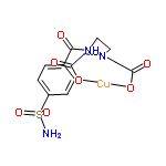 InChI=1/C13H17N3O7S.Cu/c14-24(22,23)10-3-1-9(2-4-10)13(21)15-5-6-16(7-11(17)18)8-12(19)20;/h1-4H,5-8H2,(H,15,21)(H,17,18)(H,19,20)(H2,14,22,23);/q;+2/p-2/rC13H15CuN3O7S/c15-25(21,22)10-3-1-9(2-4-10)13(20)16-5-6-17-7-11(18)23-14-24-12(19)8-17/h1-4H,5-8H2,(H,16,20)(H2,15,21,22)