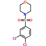 InChI=1/C10H11Cl2NO3S/c11-9-2-1-8(7-10(9)12)17(14,15)13-3-5-16-6-4-13/h1-2,7H,3-6H2