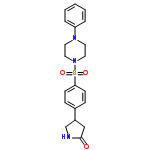 InChI=1/C20H23N3O3S/c24-20-14-17(15-21-20)16-6-8-19(9-7-16)27(25,26)23-12-10-22(11-13-23)18-4-2-1-3-5-18/h1-9,17H,10-15H2,(H,21,24)