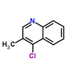 InChI=1/C10H8ClN/c1-7-6-12-9-5-3-2-4-8(9)10(7)11/h2-6H,1H3