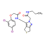 InChI=1/C18H20Cl2N4O3S/c1-2-5-21-16(25)7-24-18(12-9-28-10-14(12)23-24)22-17(26)8-27-15-4-3-11(19)6-13(15)20/h3-4,6H,2,5,7-10H2,1H3,(H,21,25)(H,22,26)