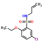 InChI=1/C11H14ClNO3S/c1-3-7-13-17(14,15)11-8-9(12)5-6-10(11)16-4-2/h3,5-6,8,13H,1,4,7H2,2H3