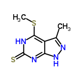 InChI=1/C7H8N4S2/c1-3-4-5(11-10-3)8-7(12)9-6(4)13-2/h1-2H3,(H2,8,9,10,11,12)