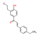 InChI=1/C19H19ClO2/c1-2-14-3-5-15(6-4-14)7-9-18(21)16-8-10-19(22)17(13-16)11-12-20/h3-10,13,22H,2,11-12H2,1H3/b9-7+