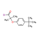 InChI=1/C14H19ClO2/c1-13(2,3)10-6-8-11(9-7-10)17-14(4,5)12(15)16/h6-9H,1-5H3