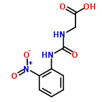 InChI=1/C9H9N3O5/c13-8(14)5-10-9(15)11-6-3-1-2-4-7(6)12(16)17/h1-4H,5H2,(H,13,14)(H2,10,11,15)