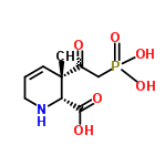 InChI=1/C9H14NO6P/c1-9(6(11)5-17(14,15)16)3-2-4-10-7(9)8(12)13/h2-3,7,10H,4-5H2,1H3,(H,12,13)(H2,14,15,16)/t7-,9+/m0/s1