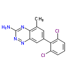 InChI=1/C14H10Cl2N4/c1-7-5-8(12-9(15)3-2-4-10(12)16)6-11-13(7)18-14(17)20-19-11/h2-6H,1H3,(H2,17,18,20)