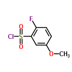 InChI=1/C7H6ClFO3S/c1-12-5-2-3-6(9)7(4-5)13(8,10)11/h2-4H,1H3