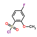 InChI=1/C7H6ClFO3S/c1-12-6-4-5(9)2-3-7(6)13(8,10)11/h2-4H,1H3