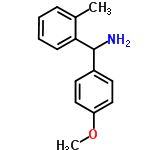 InChI=1/C15H17NO/c1-11-5-3-4-6-14(11)15(16)12-7-9-13(17-2)10-8-12/h3-10,15H,16H2,1-2H3