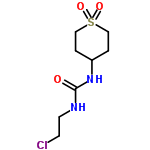 InChI=1/C8H15ClN2O3S/c9-3-4-10-8(12)11-7-1-5-15(13,14)6-2-7/h7H,1-6H2,(H2,10,11,12)