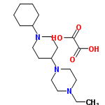 InChI=1/C17H33N3.C2H2O4/c1-2-18-12-14-20(15-13-18)17-8-10-19(11-9-17)16-6-4-3-5-7-16;3-1(4)2(5)6/h16-17H,2-15H2,1H3;(H,3,4)(H,5,6)