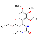 InChI=1/C17H22N2O6/c1-6-25-16(20)12-9(2)18-17(21)19-13(12)10-7-8-11(22-3)15(24-5)14(10)23-4/h7-8,13H,6H2,1-5H3,(H2,18,19,21)