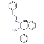 InChI=1/C25H29N/c1-20(21(2)26-19-18-22-12-6-3-7-13-22)25(23-14-8-4-9-15-23)24-16-10-5-11-17-24/h3-17,20-21,25-26H,18-19H2,1-2H3