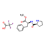 InChI=1/C15H20N2O3.C2HF3O2/c1-20-15(19)13(10-11-6-3-2-4-7-11)17-14(18)12-8-5-9-16-12;3-2(4,5)1(6)7/h2-4,6-7,12-13,16H,5,8-10H2,1H3,(H,17,18);(H,6,7)/t12-,13-;/m0./s1