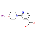 InChI=1/C10H12N2O3.ClH/c13-10(14)8-1-2-11-9(7-8)12-3-5-15-6-4-12;/h1-2,7H,3-6H2,(H,13,14);1H