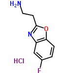 InChI=1/C9H9FN2O.ClH/c10-6-1-2-8-7(5-6)12-9(13-8)3-4-11;/h1-2,5H,3-4,11H2;1H