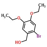 InChI=1/C11H15BrO3/c1-3-14-10-5-8(7-13)9(12)6-11(10)15-4-2/h5-6,13H,3-4,7H2,1-2H3