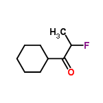 InChI=1/C9H15FO/c1-7(10)9(11)8-5-3-2-4-6-8/h7-8H,2-6H2,1H3